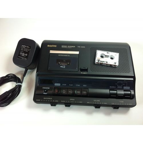  Sanyo TRC-6040 - Microcassette transcriber - black