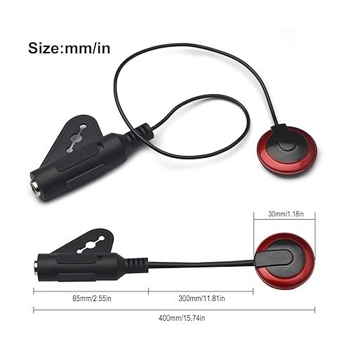  SAPHUE 2Pcs Contact Microphone Piezo Pickup for guitar Mandolin Ukulele Violin Banjo