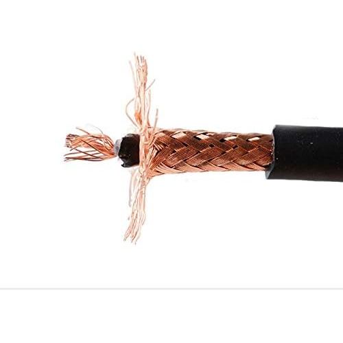  GET Music DIY Guitar Pedal Patch Cable Solder-free Pedal Board Copper Cable Kit Set 10ft 10 Straight Audio Solderless 6.35 Mono Plugs For Effect Pedal