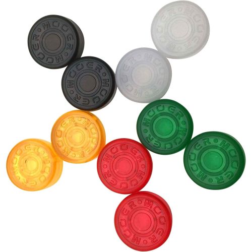  SAPHUE Mooer Plastic Bumpers Footswitch Topper Protector Cap For Guitar Effect Pedal Knob Assorted Color Pack of 10