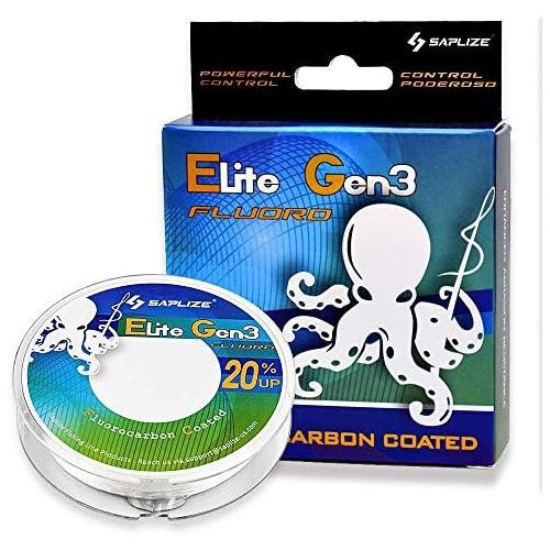  [아마존베스트]SAPLIZE Fluorocarbon Single String Fishing Line, 100/275M, 2.7KG-10KG Super Abrasion Resistance, Low Stretch, Easy Casting Fishing Line Series.