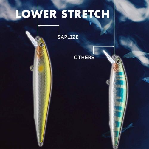  [아마존베스트]SAPLIZE Fluorocarbon Single String Fishing Line, 100/275M, 2.7KG-10KG Super Abrasion Resistance, Low Stretch, Easy Casting Fishing Line Series.
