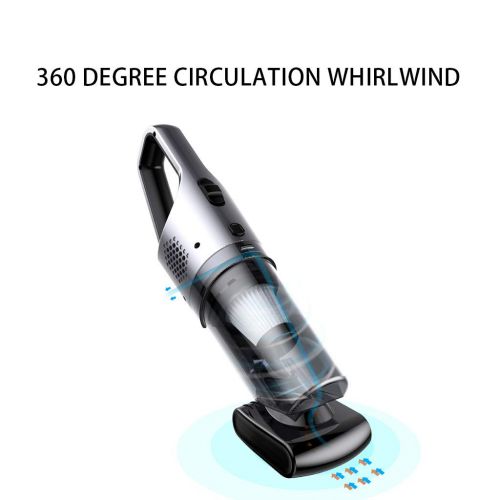  SAQIMA Smart Home SAQIMA Vacuum Cleaner Hand-Held Strong Suction Household Car Dual-Use Mini Small Car Wireless High Speed Roller Brush (Wireless+Roller Brush)