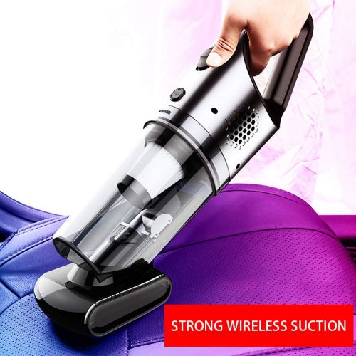  SAQIMA Smart Home SAQIMA Vacuum Cleaner Hand-Held Strong Suction Household Car Dual-Use Mini Small Car Wireless High Speed Roller Brush (Wireless+Roller Brush)