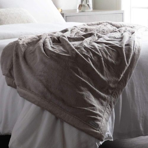  SARANONI Oversized Super Soft Comfy Lush 60 x 80 Adult Extra Large Blanket, (Feather | Umber)
