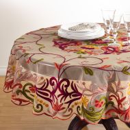 SARO LIFESTYLE Alessandra Collection Embroidered Home Decor
