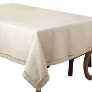 SARO LIFESTYLE 931 Tablecloth Natural 70 X 120 Oblong, Sold Per 1 PC