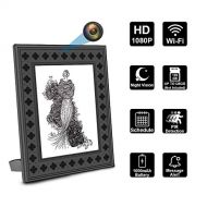 SARSAE Security Camera Photo Frame,Wireless WiFi Surveillance Covert Camera with PIR Motion, Night Vision, Live View, 365 Days Battery Life and Message Alerts to Smartphone Perfect for Ho