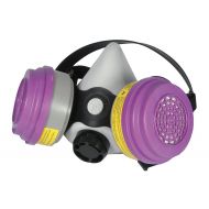 SAS Safety 3661-50 Low Maintenance Multi-Use Half Mask Respirator, Medium