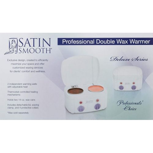  Satin Smooth SATIN SMOOTH Professional SSW08C Double Wax Warmer Quick