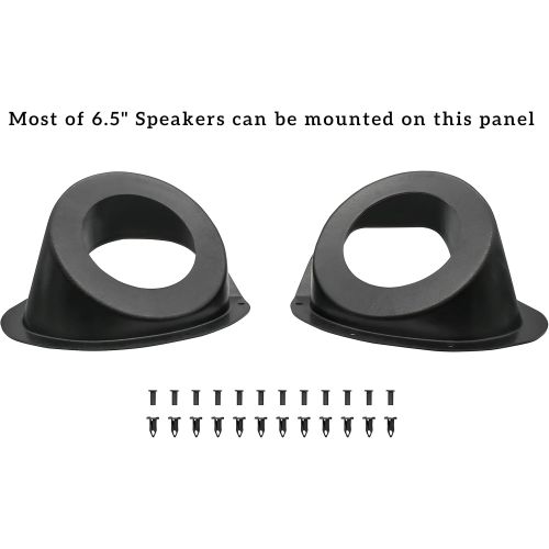  UTV Under Dash Kick Pod Brackets, SAUTVS 6.5 Speaker Mount Front Kick Panels for Polaris General 1000 EPS Accessories (2PCS)