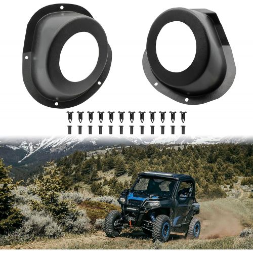  UTV Under Dash Kick Pod Brackets, SAUTVS 6.5 Speaker Mount Front Kick Panels for Polaris General 1000 EPS Accessories (2PCS)