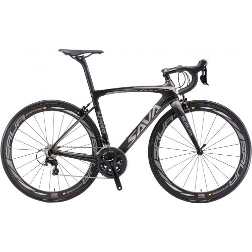  SAVADECK Carbon Road Bike,HERD6.0 T800 Carbon Fiber 700C Road Bicycle with Shimano 105 22 Speed Groupset Ultra-Light Carbon Wheelset Seatpost Fork Bicycle