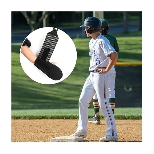  Baseball Softball Sliding Mitt, Baseball Protective Glove Softball Hand Guard with Elastic Shrink Strap Softball Catcher Hand Protection for Teen Adults (Right Hand)
