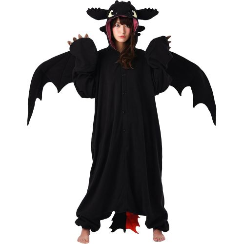  할로윈 용품SAZAC Kigurumi - How to Train Your Dragon - Toothless - Onesie Halloween Costume