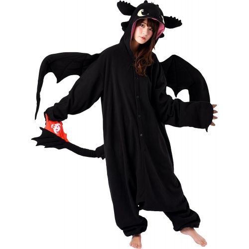  할로윈 용품SAZAC Kigurumi - How to Train Your Dragon - Toothless - Onesie Halloween Costume