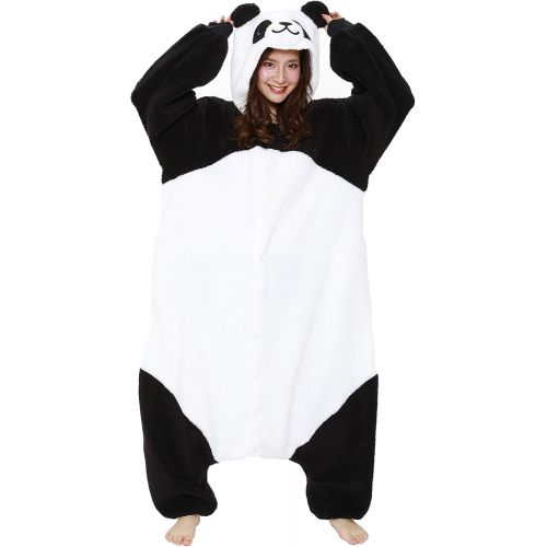  할로윈 용품SAZAC Panda Fluffy Kigurumi Costume