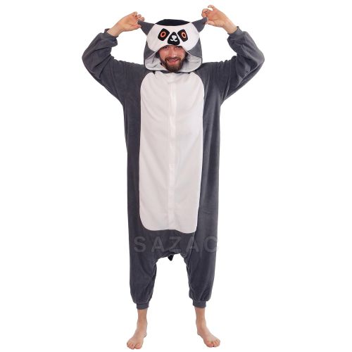  SAZAC Lemur Kigurumi - Adults Costume