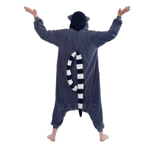  SAZAC Lemur Kigurumi - Adults Costume