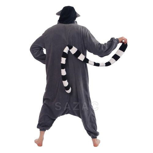  SAZAC Lemur Kigurumi - Adults Costume