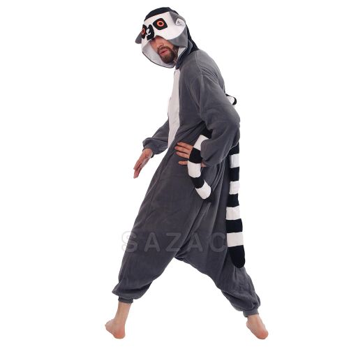  SAZAC Lemur Kigurumi - Adults Costume