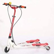 SBKD Scooter-Kinder-Dreirad Blinkende Schere Auto Doppel Hinten Bremse Kinderwagen Doppel Pedal Frosch Auto