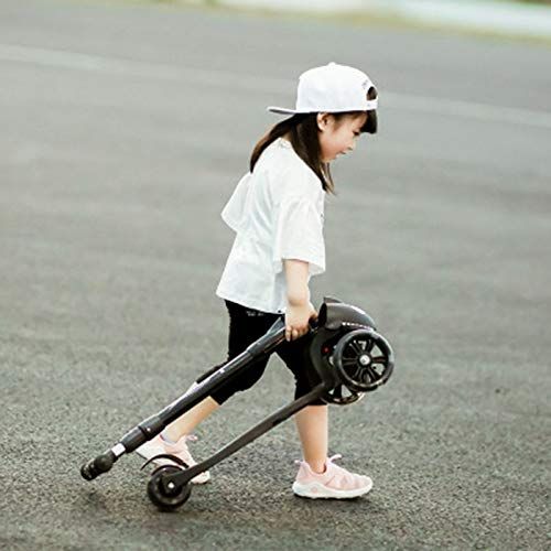  SBKD Roller Faltbarer Anhebbarer Erwachsener Kinderroller PU-Blitz-Rad-Spazierganger-Mode-Skateboard
