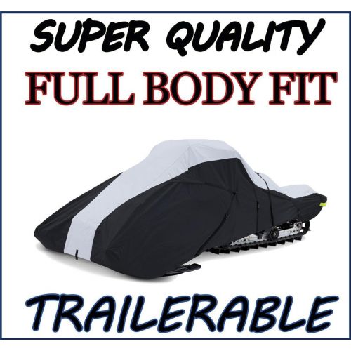  [아마존베스트]SBU Super Quality, Full Fit Snowmobile Sled Cover fits Snowmobiles 118 L - 127 L (Measure Straight line from The tip of The ski to The Back)