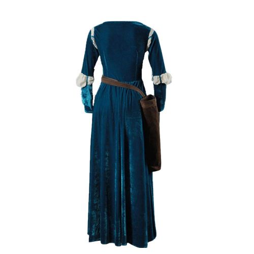  SBcosplay Brave Princess Gown Merida Dress Cosplay Costume Quiver Cloak Custom Made
