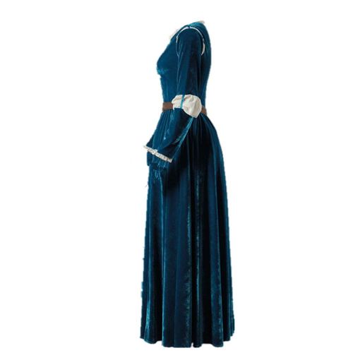 SBcosplay Brave Princess Gown Merida Dress Cosplay Costume Quiver Cloak Custom Made