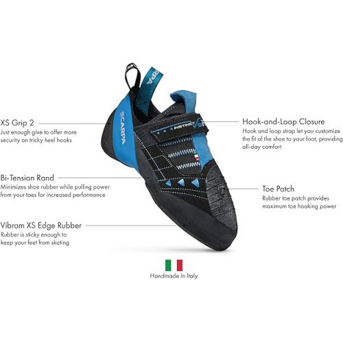  SCARPA Instinct VSR Rock Climbing Shoes for Sport Climbing and Bouldering