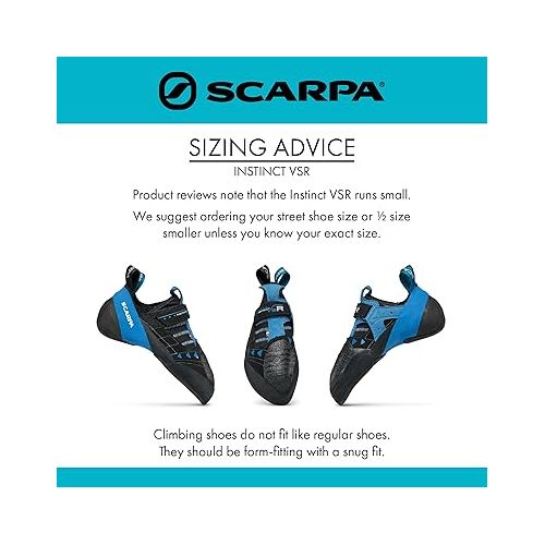  SCARPA Instinct VSR Rock Climbing Shoes for Sport Climbing and Bouldering