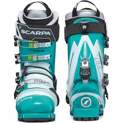  [아마존베스트]SCARPA TX Pro Telemark Boot - Womens Emerald/Ice Blue, 25.5