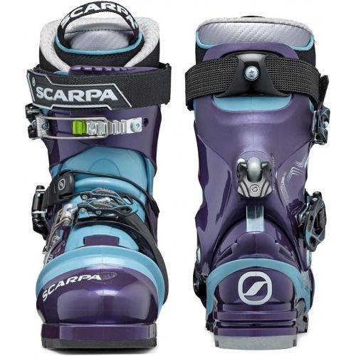  SCARPA Womens T2 ECO Telemark Ski Boots for Backcountry and Downhill Skiing