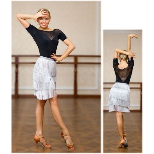  GloriaDance SuperStar Series:G1057 latin ballet ballroom modern dance professional yarn connected tops leotard