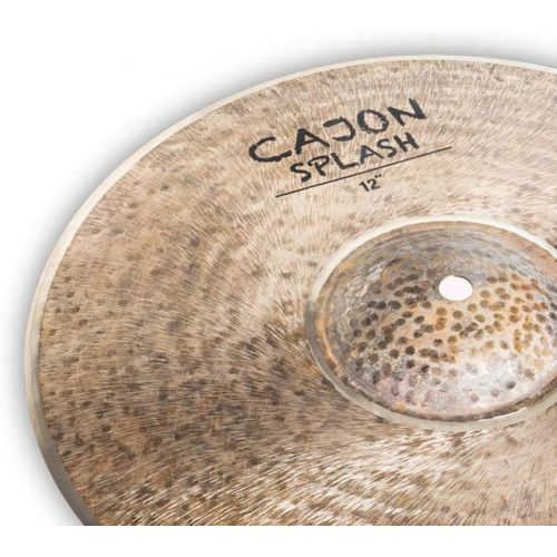  [아마존베스트]Schlagwerk CS12 Cajon Splash Cymbal 12 Inches + Keepdrum Cajon Brushes Red