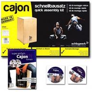 [아마존베스트]Schlagwerk CBA 1S My Cajon Assembly Kit + Cajon School with CD and DVD
