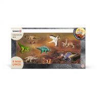 GERMANY SCHLEICH WORLD OF HISTORY MODEL SH42214 MINI DINOSAUR GROUPS (8 INTO)