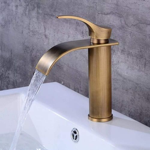  SCH-SC SH-CHEN Creative Ancient European Flake Export Home Hotel European Gold and Copper Antique Washbasin Faucet Durable Taps for Bathroom