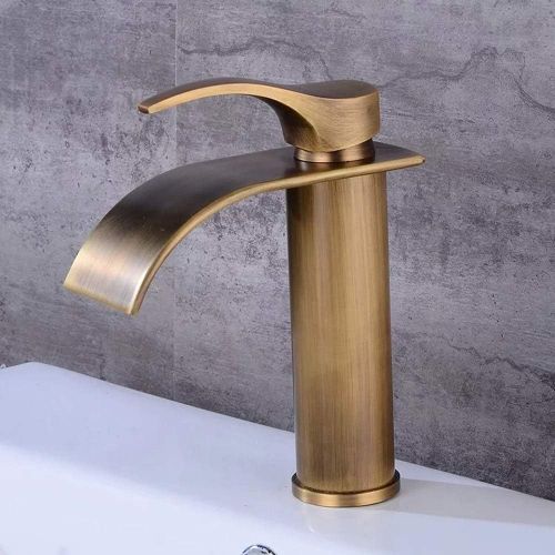  SCH-SC SH-CHEN Creative Ancient European Flake Export Home Hotel European Gold and Copper Antique Washbasin Faucet Durable Taps for Bathroom