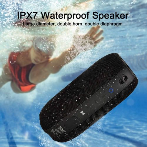  [아마존 핫딜] Waterproof Bluetooth Speaker, SCIJOY Portable Wireless Speaker, 20W Loud 360° Stereo Sound Rich Bass, 12 Hour Playtime, Weaving Shell, Lanyard, IPX7 Home/Outdoor Speaker for Party,