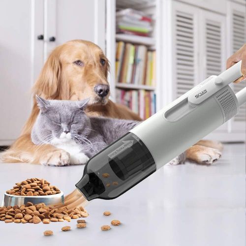  [아마존 핫딜] Handheld Vacuum, SCIJOY 8KPA Cordless Hand Vacuum Cleaner Up to 40Min of Powerful Cyclonic Suction, Rechargeable 18V Lithium with Quick Charge, Lightweight Hand Held Vac for Pet Ha