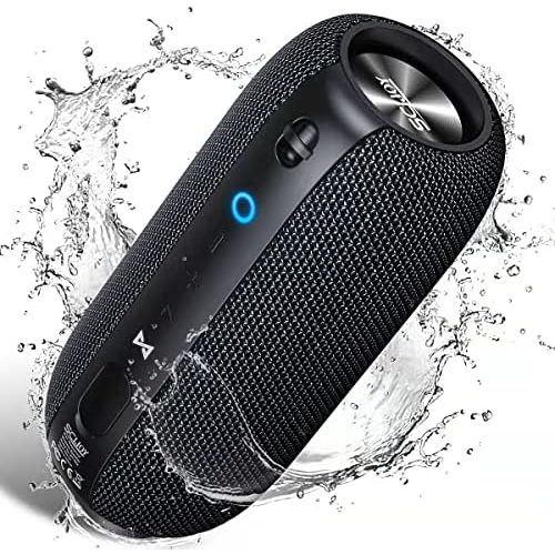  [아마존베스트]Bluetooth Speaker, SCIJOY 2X10W Portable Wireless Speaker, Loud Stereo Sound, Pure Bass, 360° Sound Bluetooth Speakers, IPX7 Waterproof Speaker with 12 Hour Playtime for Home and O