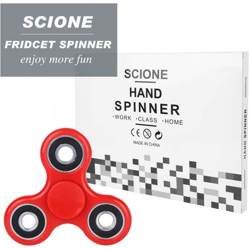  [아마존베스트]Fidget Spinner ADHD Anxiety Toys 5 Pack Stress Relief Reducer Spin for Adults Children Autism Fidgets Best EDC Hand Spinners Bearing Trispinner Finger Toy Focus Fidgeting Restless