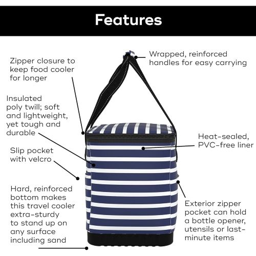  SCOUT The Stiff One Large Soft Cooler, Insulated & Lightweight with Hard Bottom