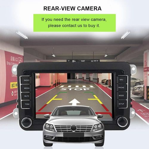  [아마존베스트]SCUMAXCON Car Radio Carplay Android Auto Bluetooth Android10 Double Din Car Stereo RVC SWC EasyLink for VW Jetta Golf Pasaat Caddy Tiguan Transporter CC Altas