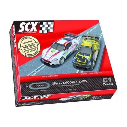  SCX C1 F1 GT 132 slot car set Race SCX10000