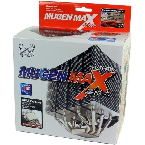  Scythe Mugen MAX Universal CPU Cooler (SCMGD-1000) Sockets 755  115x  13662011  AM2  AM2+  AM3  AM3+  FM1  FM2  FM2+