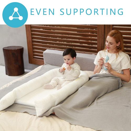  [아마존베스트]SDADI Baby Lounger, Newborn Snuggle Nest, Portable Baby Bed for Infant 0-18 Months SD02ROM