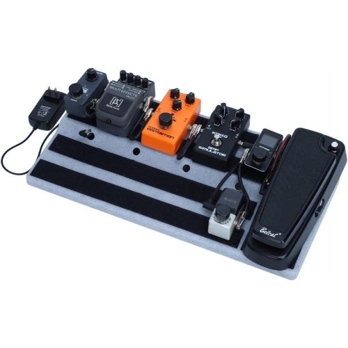  SDENSHI Guitar Pedal Board Large,19.68 x 9.84 x 0.79, Pedalboard for Guitar, ABS Effects Pedal Board